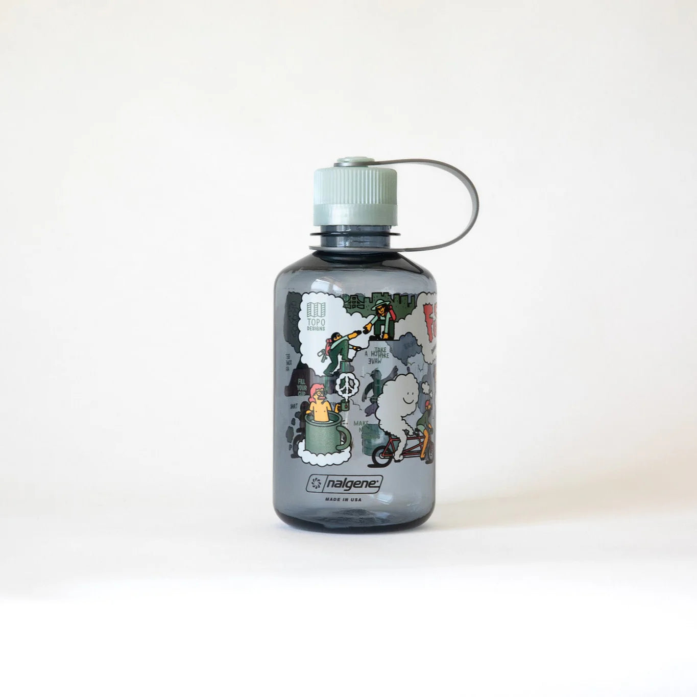 Dangle Supply x Topo Designs - 16oz Narrow Mouth Nalgene Bottle