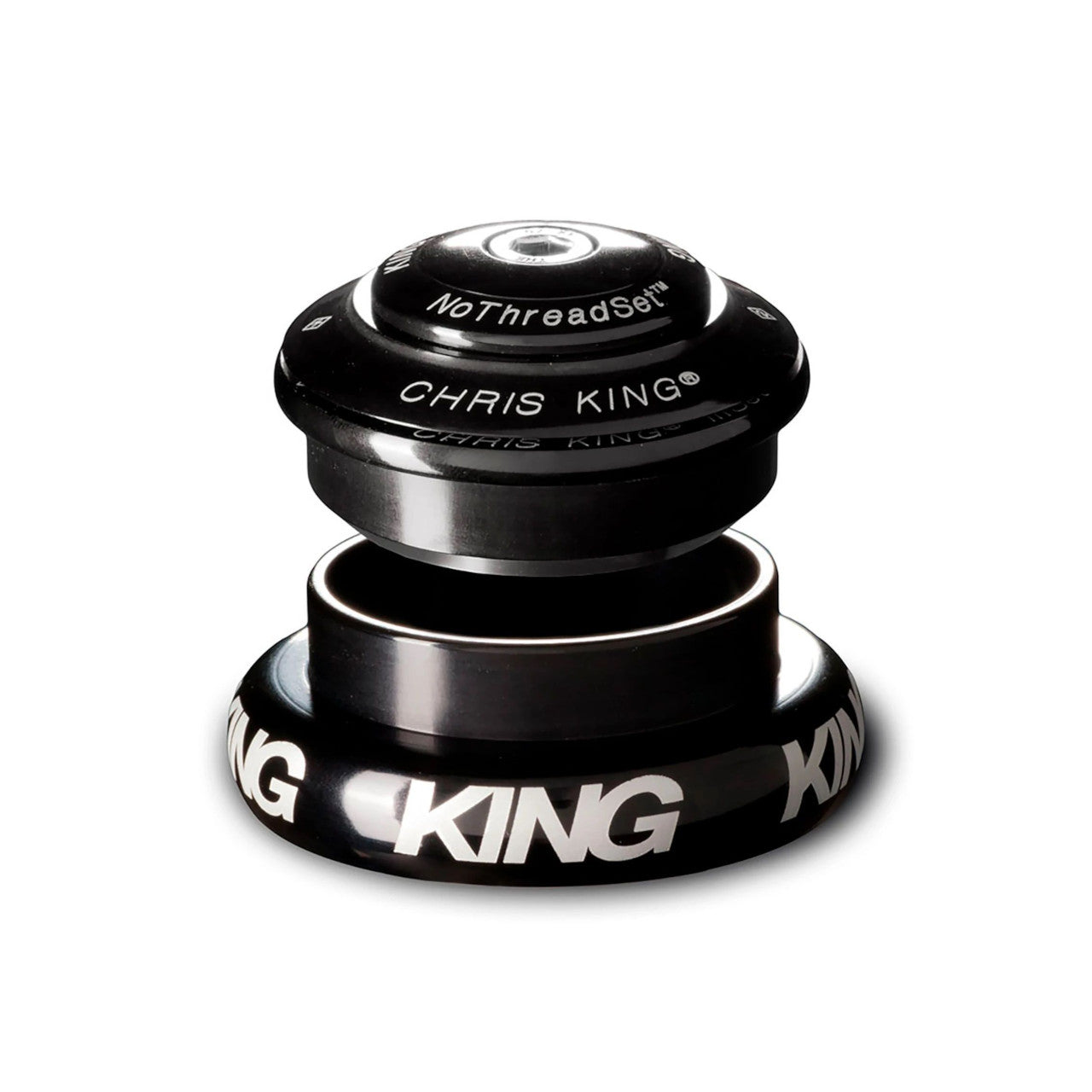 パーツ CHRIS KING inset8 black Chris King InSet i8 Headset - 1-1/8 - 1-1/4