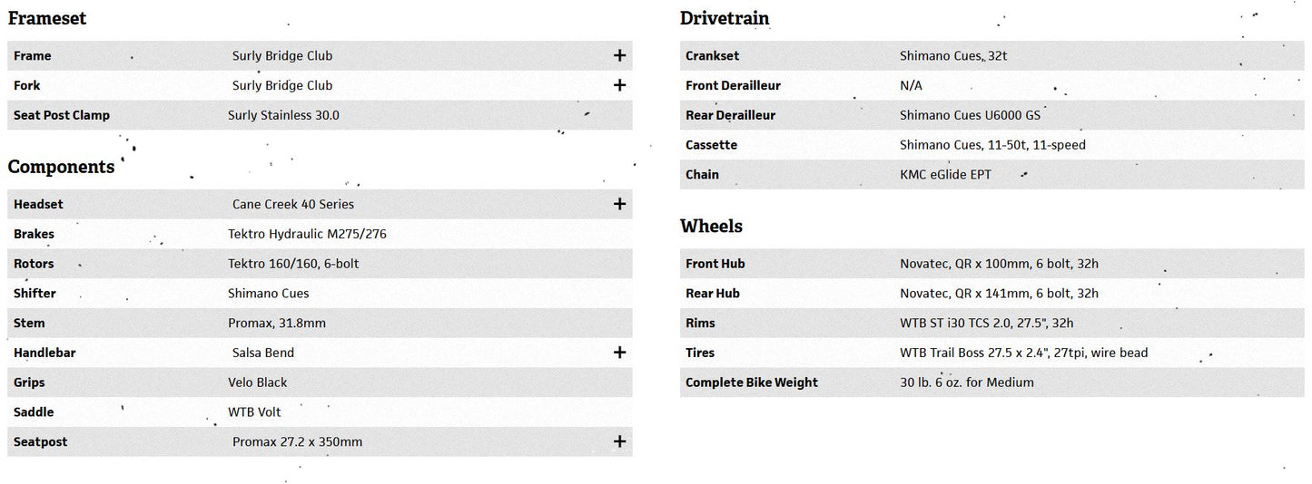 Surly - Bridge Club - 650b - Black