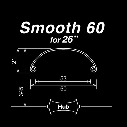 Sim Works - Fenders Smooth 60 for 26"