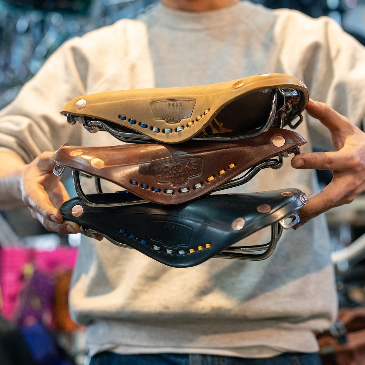 Brooks x Blue Lug B17 Saddle - Limited Edition – Guten Biken