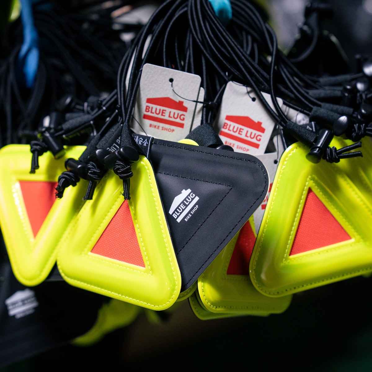 Blue Lug - Triangle Reflector - Yellow / Orange