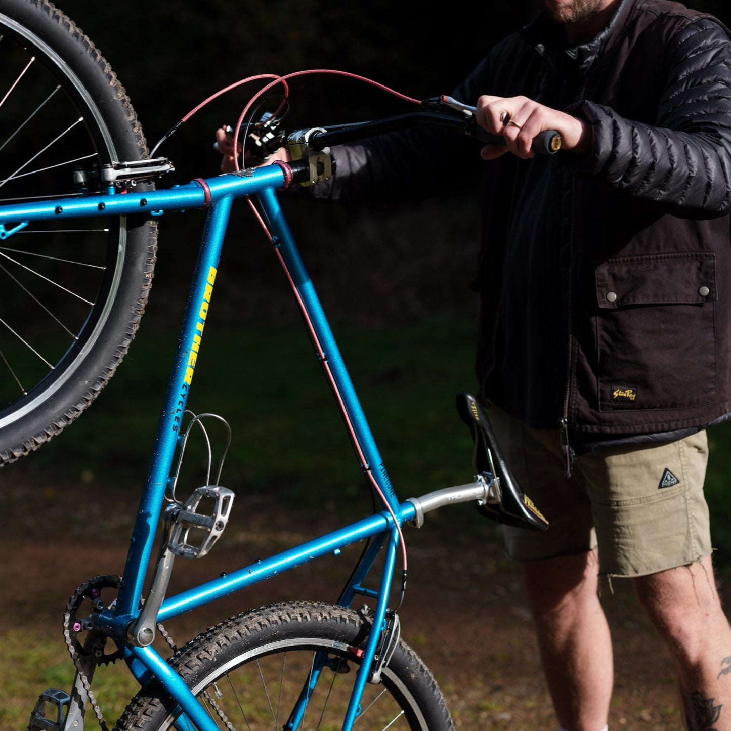 Pre-Order - Brother Cycles - Pinecone Blue/Yellow