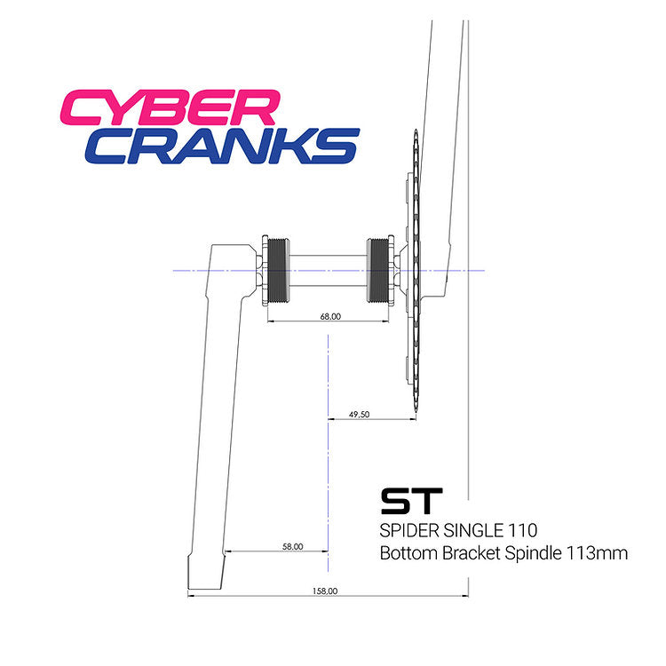 Cyber Cycles -  Spider - Single - 110bcd