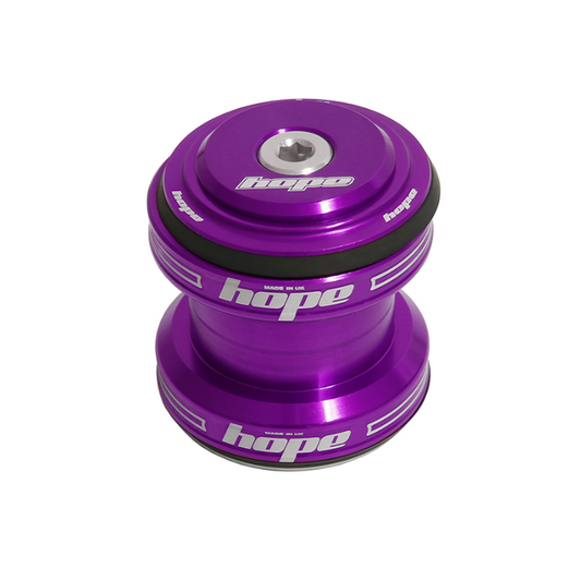 Purple Hope bicycle headset on a white background