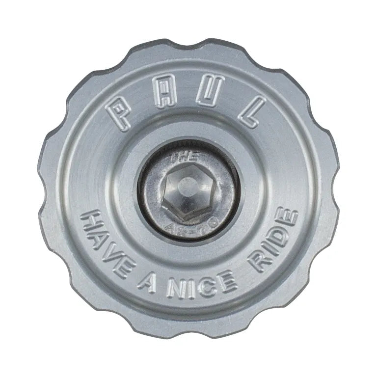 Metallic gear with 'Have a Nice Ride' text on a white background