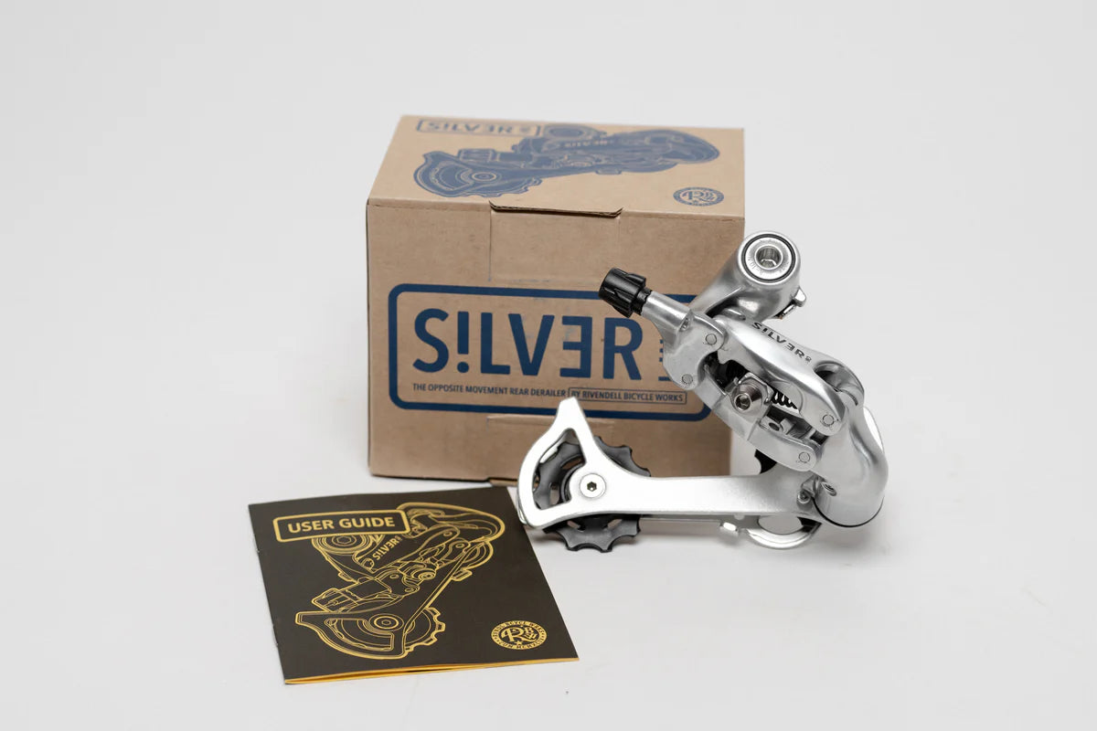 Rivendell - Derailer - Rear - Silver OM-1 (reverse action) – Guten Rivendell - Derailer - Rear - Silver OM-1 (reverse action) – Guten