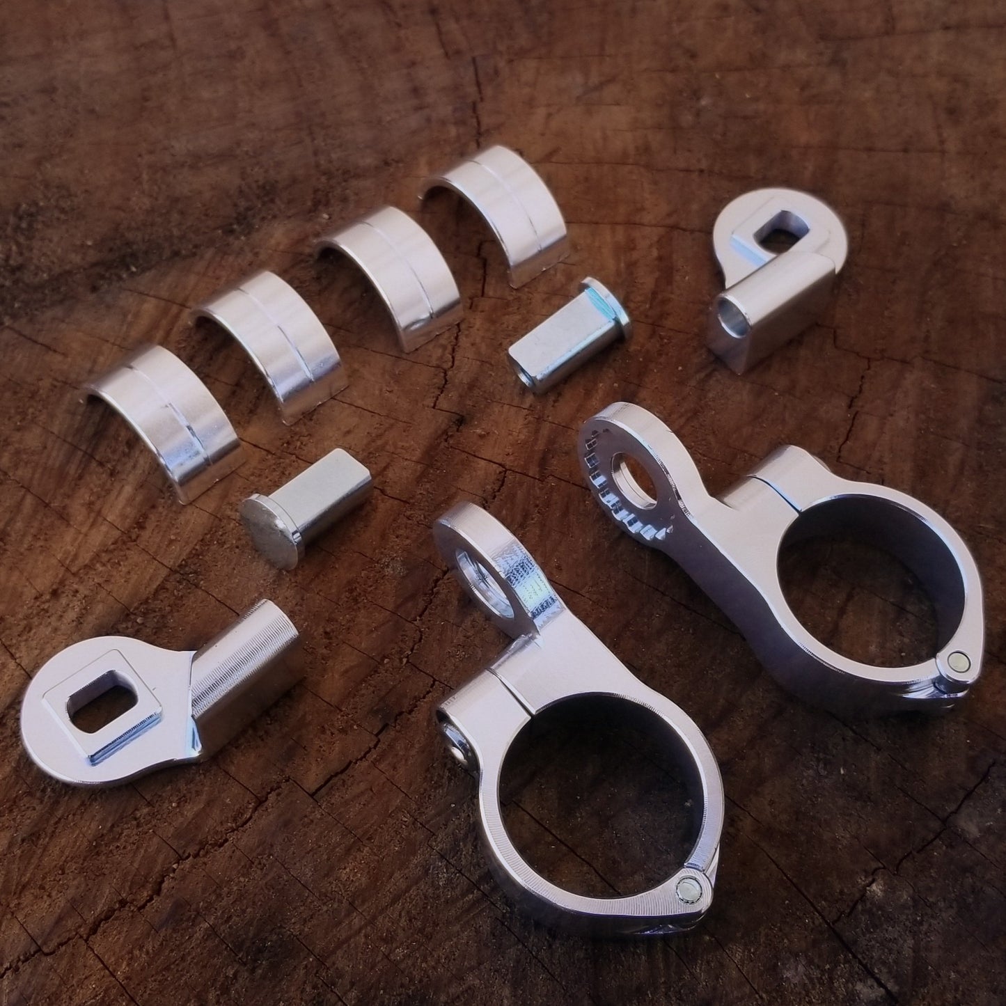 Rivendell - Thumb Shifter Handlebar Clamp (Silver)