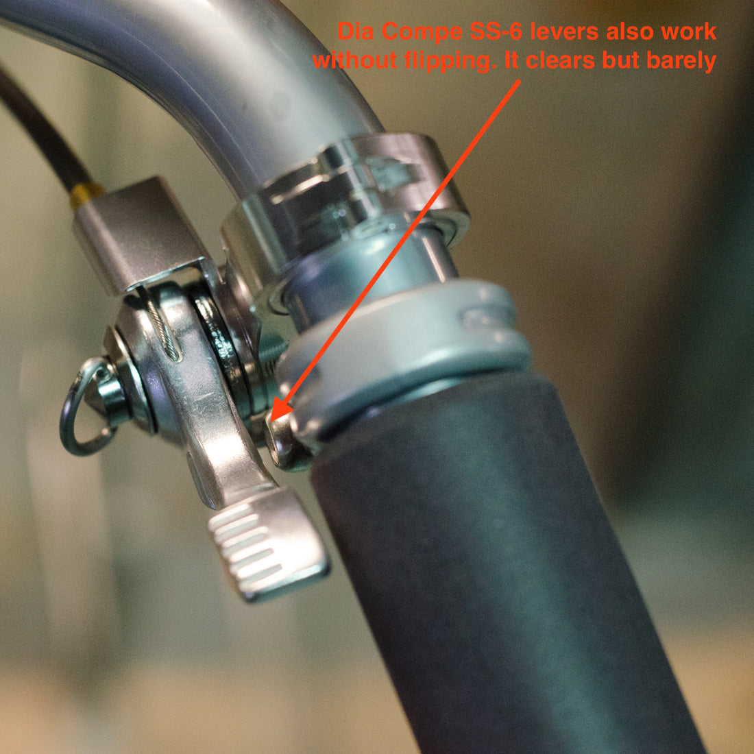 Rivendell - Thumb Shifter Handlebar Clamp (Silver)