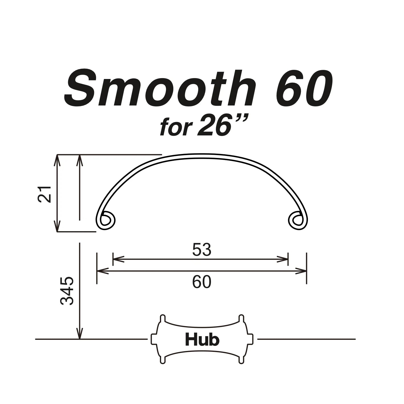 Sim Works - Fenders Smooth 60 for 26"
