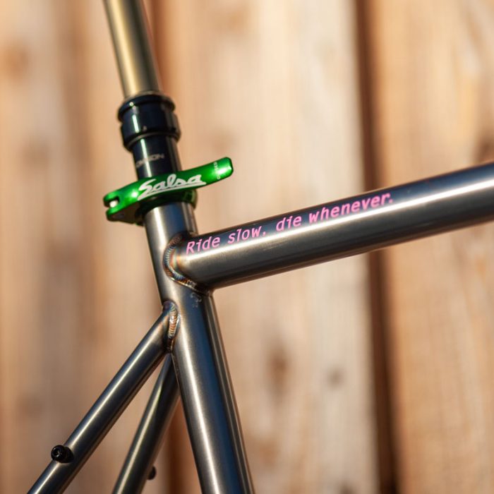 Stridsland - "Ride Slow, Die Whenever" Sticker