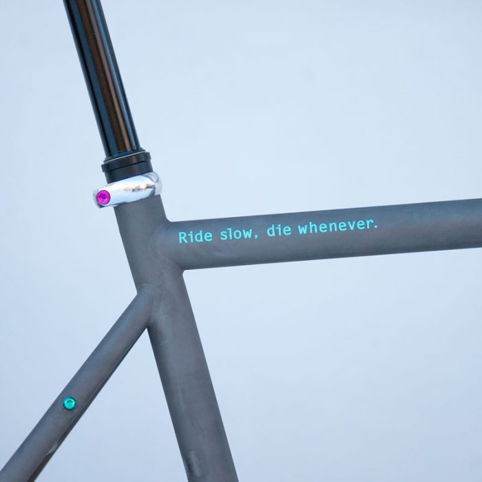 Stridsland - "Ride Slow, Die Whenever" Sticker