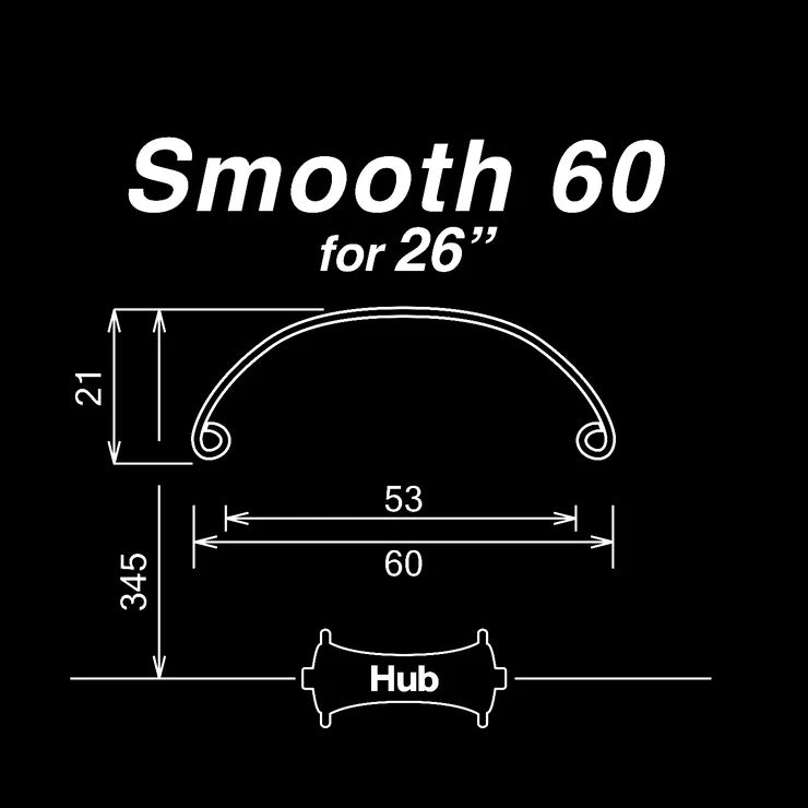 Sim Works - Fenders Smooth 60 for 26"